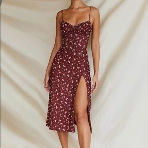 NWT Floral Midi Dress